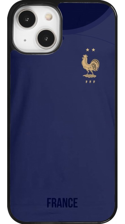 Coque iPhone 14 - Maillot de football France 2022 personnalisable