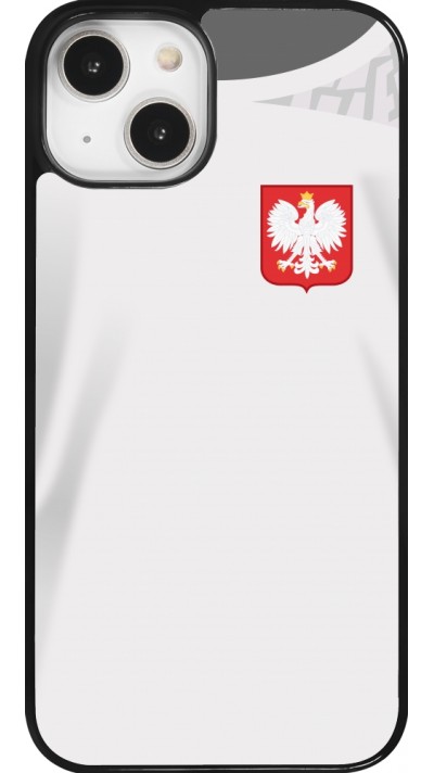 Coque iPhone 14 - Maillot de football Pologne 2022 personnalisable