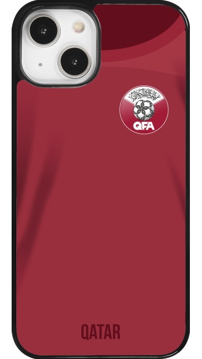 Coque iPhone 14 - Maillot de football Qatar 2022 personnalisable