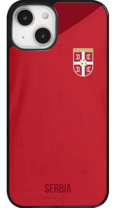 Coque iPhone 14 - Maillot de football Serbie 2022 personnalisable