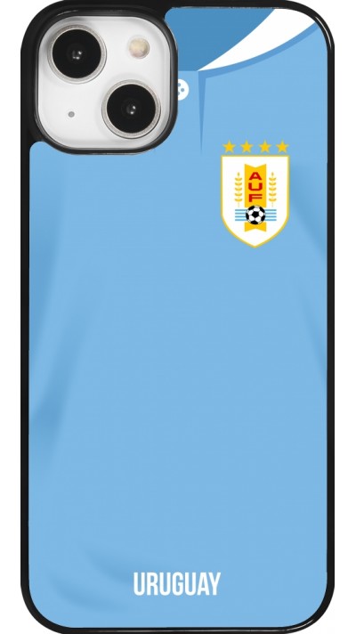 iPhone 14 Case Hülle - Uruguay 2022 personalisierbares Fussballtrikot