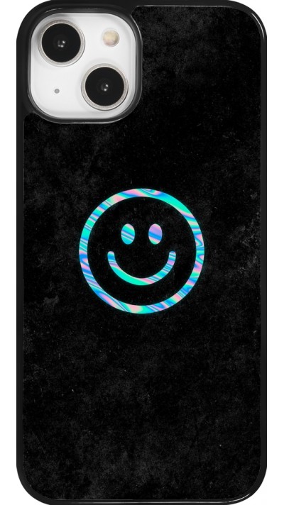 iPhone 14 Case Hülle - Happy smiley irisirt