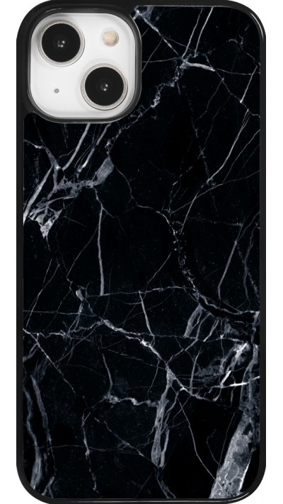 Coque iPhone 14 - Marble Black 01