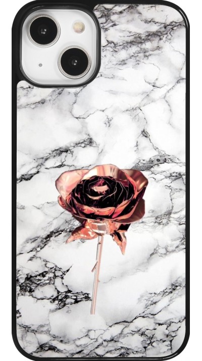 Coque iPhone 14 - Marble Rose Gold