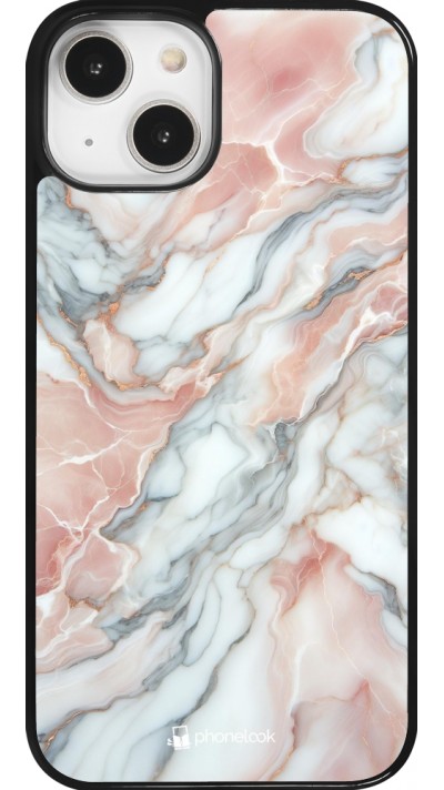 iPhone 14 Case Hülle - Rosa Leuchtender Marmor