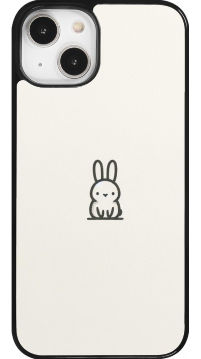 Coque iPhone 14 - Minimal bunny cutie