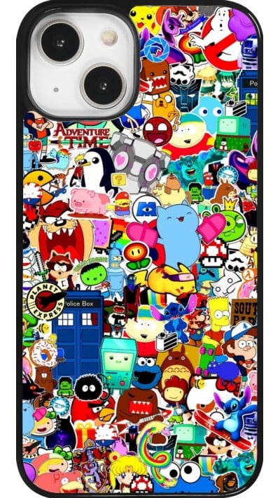 Coque iPhone 14 - Mixed cartoons