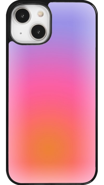 Coque iPhone 14 - Orange Pink Blue Gradient