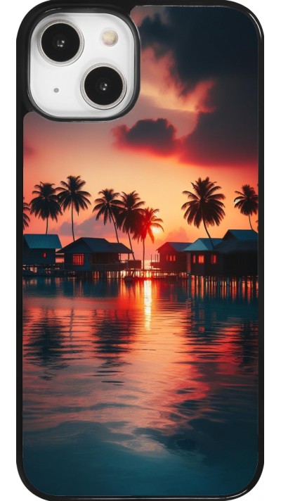 Coque iPhone 14 - Paradis Maldives