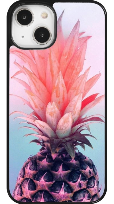 Coque iPhone 14 - Purple Pink Pineapple
