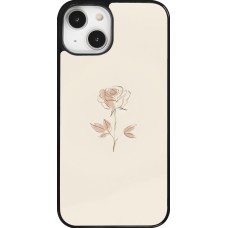 Coque iPhone 14 - Sable Rose Minimaliste