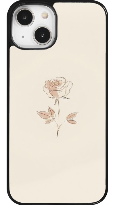 Coque iPhone 14 - Sable Rose Minimaliste