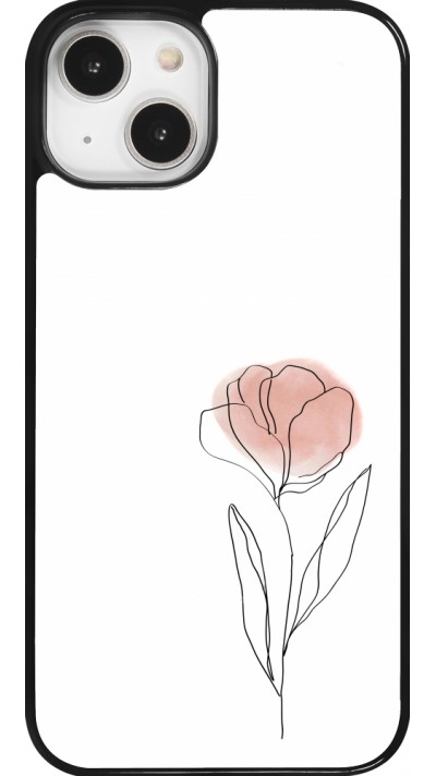 Coque iPhone 14 - Spring 23 minimalist flower