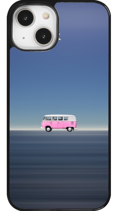 Coque iPhone 14 - Spring 23 pink bus