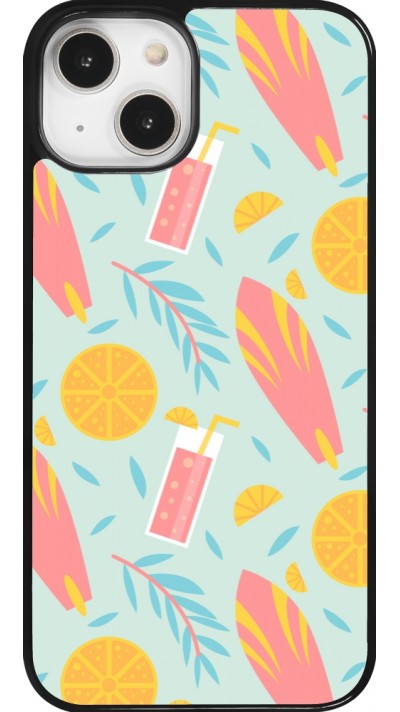 Coque iPhone 14 - Summer 2025 Pattern citron