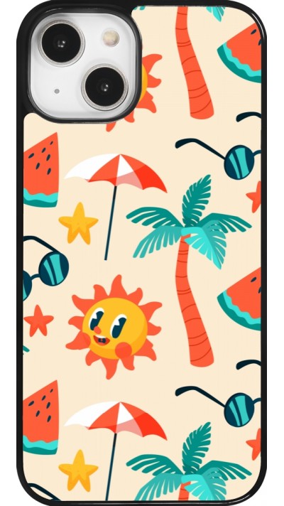 Coque iPhone 14 - Summer 2025 Pattern soleil