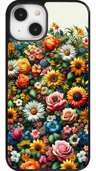 iPhone 14 Case Hülle - Sommer Blumenmuster