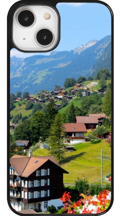 Coque iPhone 14 - Fête Nationale Suisse Paysage
