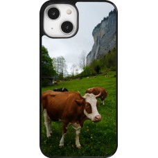 Coque iPhone 14 - Fête Nationale Suisse Vaches