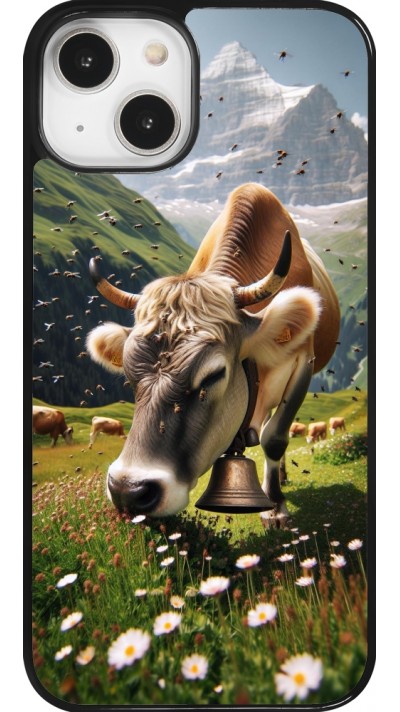 Coque iPhone 14 - Vache montagne Valais