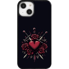 Coque iPhone 14 - Valentine 2024 gothic love