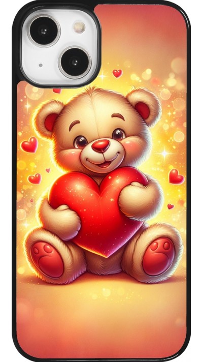 Coque iPhone 14 - Valentine 2024 Teddy love