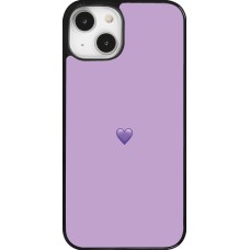 Coque iPhone 14 - Valentine 2023 purpule single heart