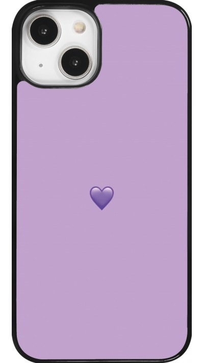 Coque iPhone 14 - Valentine 2023 purpule single heart