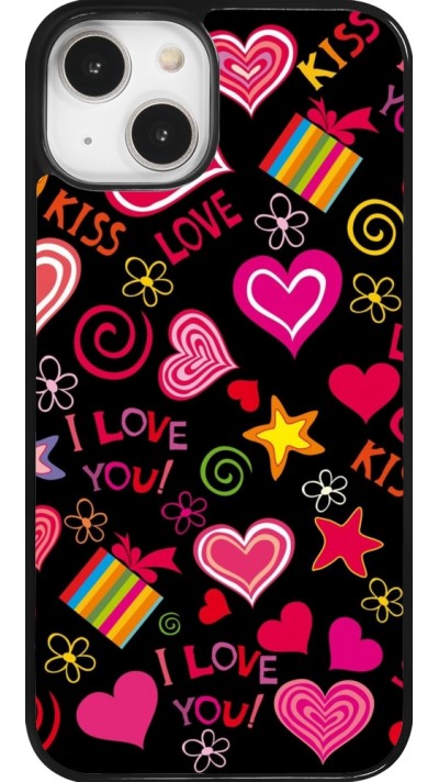 Coque iPhone 14 - Valentine 2023 love symbols