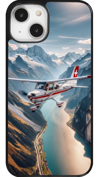 Coque iPhone 14 - Vol Alpin Suisse