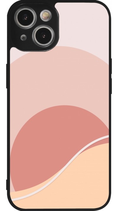 Coque iPhone 14 - Silicone rigide noir Autumn 22 abstract sunrise