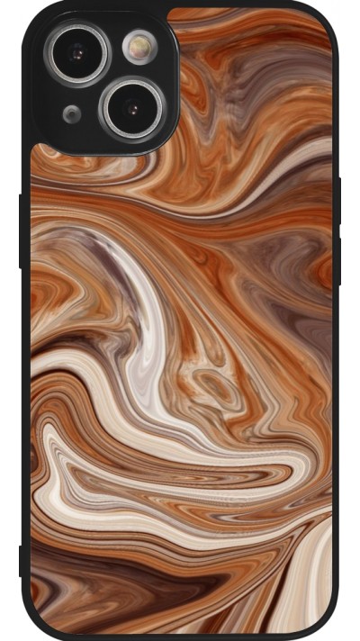Coque iPhone 14 - Silicone rigide noir Autumn 2024 marbe