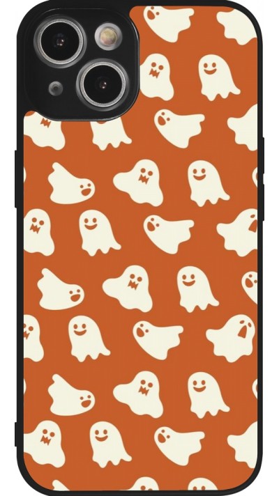 Coque iPhone 14 - Silicone rigide noir Autumn 2024 mini ghosts