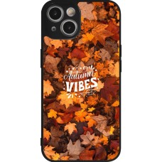 iPhone 14 Case Hülle - Silikon schwarz Autumn 25 Autumn vibes