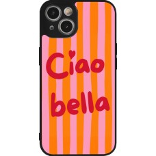 Coque iPhone 14 - Silicone rigide noir Bye Bella 2026