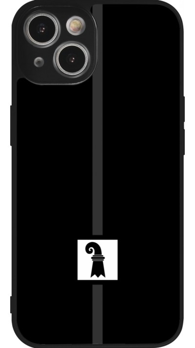 iPhone 14 Case Hülle - Silikon schwarz Kanton BS schwarz