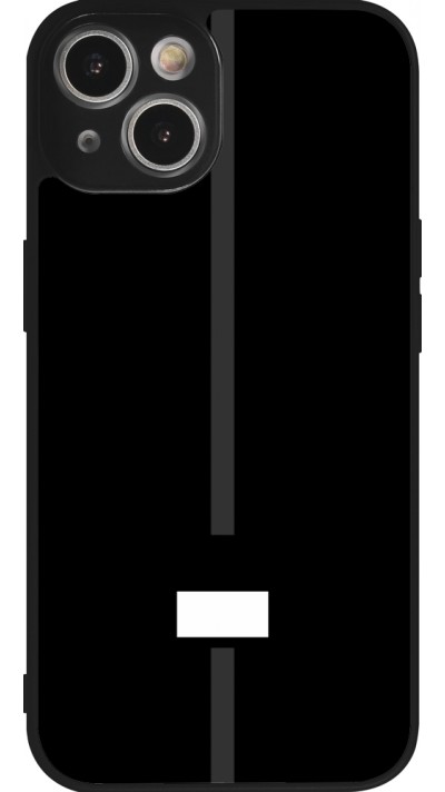 iPhone 14 Case Hülle - Silikon schwarz Kanton FR schwarz