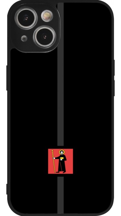 iPhone 14 Case Hülle - Silikon schwarz Kanton GL schwarz