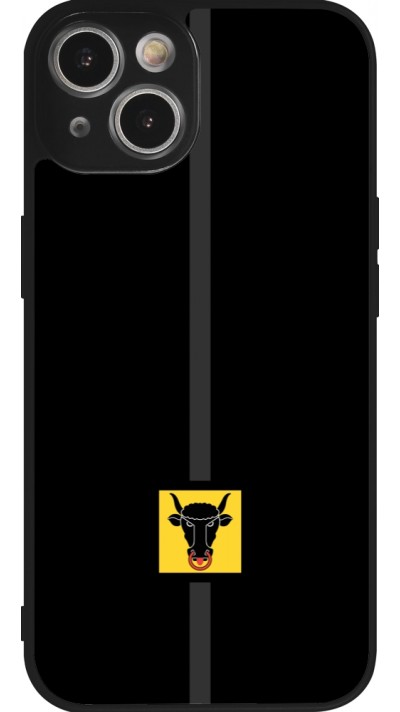 iPhone 14 Case Hülle - Silikon schwarz Kanton UR schwarz
