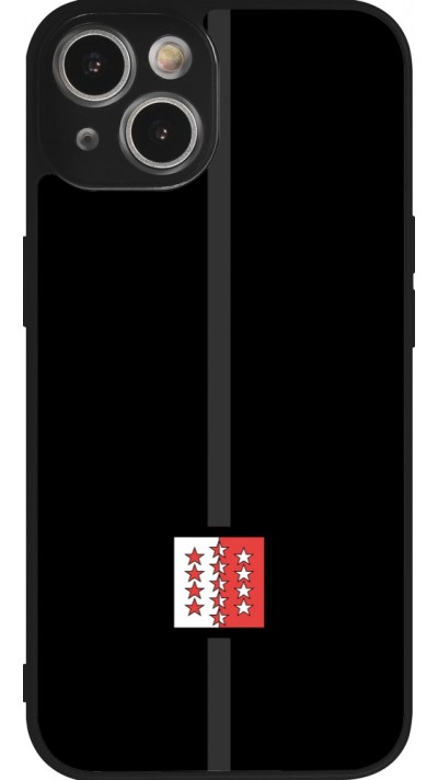 iPhone 14 Case Hülle - Silikon schwarz Kanton VS schwarz