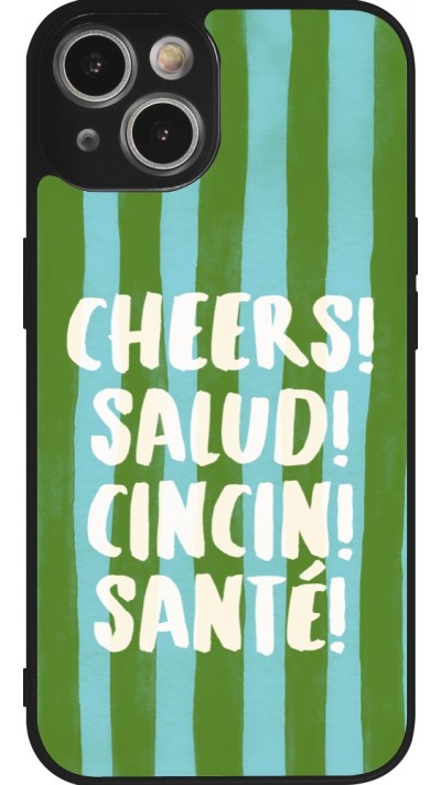 Coque iPhone 14 - Silicone rigide noir Cheers 2026