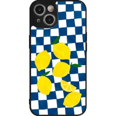 Coque iPhone 14 - Silicone rigide noir Illustration lemons 2026