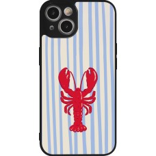 Coque iPhone 14 - Silicone rigide noir Red lobster 2026