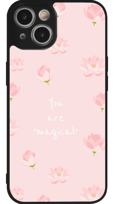 iPhone 14 Case Hülle - Silikon schwarz Mom 2023 your are magical