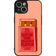 Coque iPhone 14 - Silicone rigide noir Saint Valentines Day 26 Perfect Match