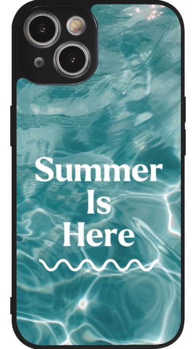 iPhone 14 Case Hülle - Silikon schwarz Summer 2025 Summer is here