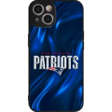 Coque iPhone 14 - Silicone rigide noir Super Bowl 26 Patriots 2
