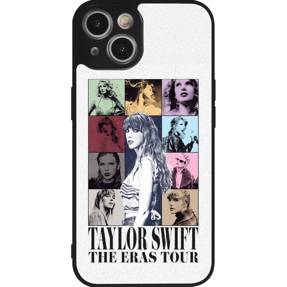 Coque iPhone 14 - Silicone rigide noir Taylor Swift The Eras Tour