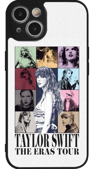 Coque iPhone 14 - Silicone rigide noir Taylor Swift The Eras Tour