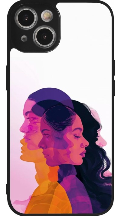 Coque iPhone 14 - Silicone rigide noir Womens day 2026 10